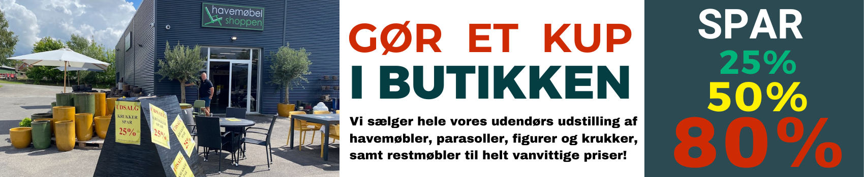 Billige havemøbler i butikken Billige havemøbler i butikken
